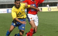 Nauzet Alemán, en un partido en Segunda División B / Canarias7