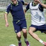 Las Palmas se ejercita en Las Rozas con todos disponibles