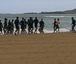 Entrenamiento sorpresa en Las Canteras