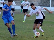 Borja Herrera, en una acción con el Tudelano