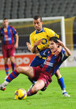 davidglez_levante David González en el partido contra el Levante