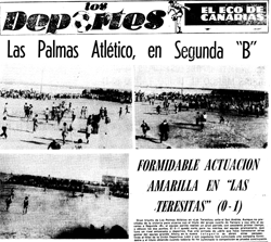 especial30lpalt_2 Portada de la sección de deportes de El Eco de Canarias con varias fotos ilustrativas