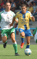 aythami_laspalmastl Aythami en un partido de Las Palmas Atlético ante el Santa Brígida / Mykel