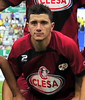 piti_rayovallecano Piti, jugador del Rayo, en el encuentro de esta campaña ante la UD
