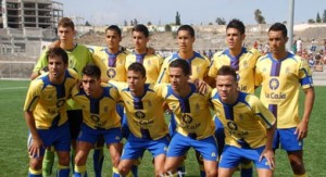 Once inicial contra el Pájara Playas. Ida