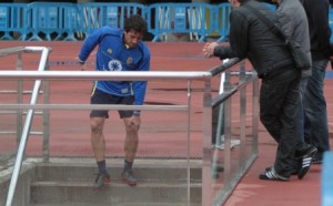 Javi Guerrero, entrenamiento1
