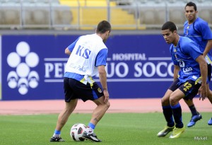 Aythami, entrenamiento
