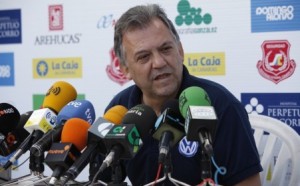 Juan Manuel Rodríguez, rueda de prensa Recreativo