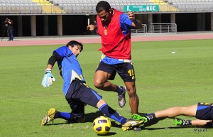 Randy, entrenamiento
