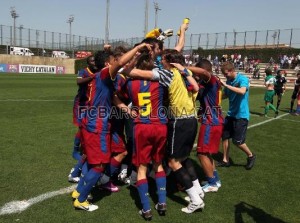Juvenil, Barcelona campeón