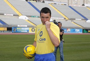 Josico en su vuelta a la Unión Deportiva / Web oficial