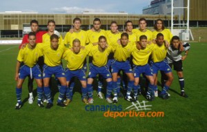 Esta fue la plantilla amarilla que acudió a Madrid / canariasdeportiva.com