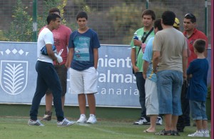 Jonathan Viera, entrenamiento1