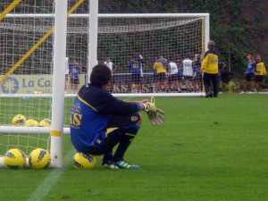 Barbosa, entrenamiento