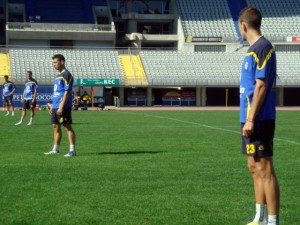 Dani Castellano, entrenamiento