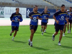 Jonathan Viera, entrenamiento