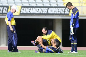 Jonathan Viera, entrenamiento