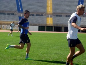 Portillo, entrenamiento