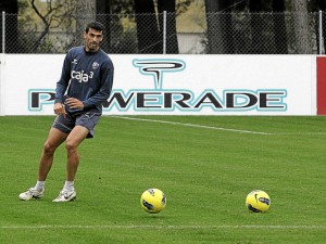 Roberto García, entrenamiento