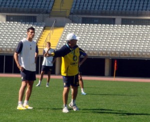 Vicente Gómez, entrenamiento