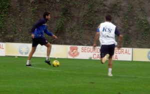 Diego Herner, entrenamiento
