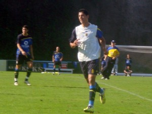 Quiroga, entrenamiento
