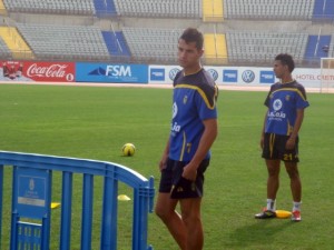 Vitolo, entrenamiento