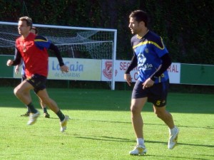 David García, entrenamiento