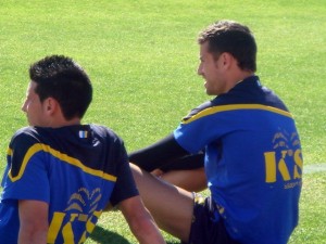 David García, entrenamiento