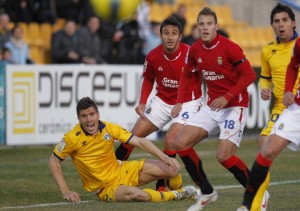 Javi Castellano no podrá jugar contra el Guadalajara / udlaspalmas.es