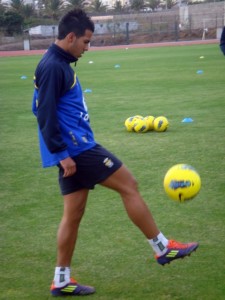 Jonathan Viera, entrenamiento