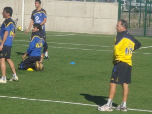 Juan Manuel Rodríguez, entrenamiento
