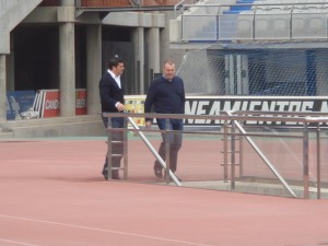 Miguel Ángel Ramírez y Juanito, entrenamiento