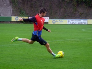 Portillo, entrenamiento