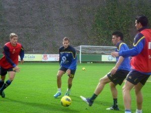 Ruymán, entrenamiento