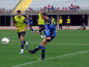 Corrales, entrenamiento