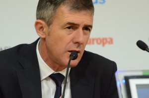 Lucas Alcaraz, rueda de prensa