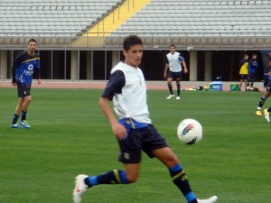 Sergio Suárez, entrenamiento