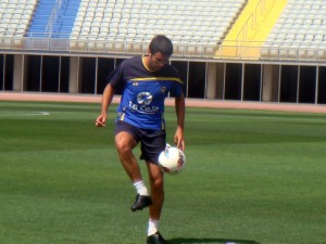 Diego Herner, entrenamiento