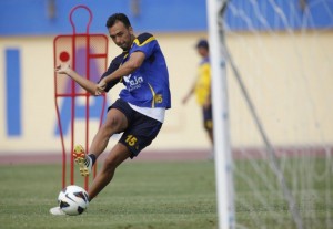 Deivid, entrenamiento