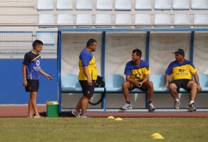José Artiles, entrenamiento