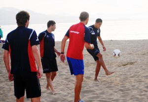Quiroga, entrenamiento