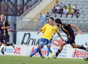 La prensa grancanaria, tras la derrota frente al Alcorcón, habla de un partido para olvidar · Los periódicos nacionales destacan la actuación de Oriol Riera, que hizo un hat-trick.