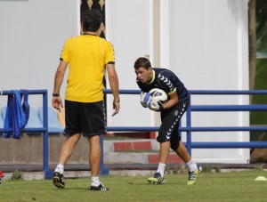 Raúl, entrenamiento1