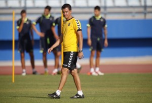 Sergio Lobera, entrenamiento