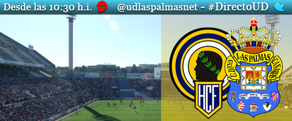 Siga en udlaspalmas.net las evoluciones del encuentro entre Hércules Club de Fútbol y Unión Deportiva Las Palmas. Desde las 10:30 horas, con los comentarios de Miguel Hernández, ¡Síguelo como siempre en udlaspalmas.net! Y en Twitter, en #DirectoUD.