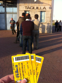 Colas en las taquillas del Estadio de Gran Canaria