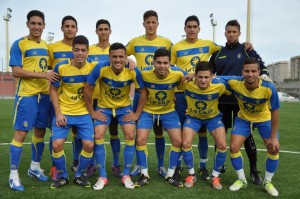 Alineación del filial presentada en el amistoso de este martes / Facebook