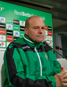 Pepe Mel, este miércoles en Copa del Rey / Web oficial Betis