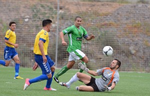 Cristian Herrera tuvo tres claras ocasiones / Samuel Sánchez (udlaspalmas.net)